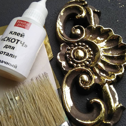 Клей СКОТЧ для потали Fractal Paint «Прозрачный» с тонким носиком 25 мл