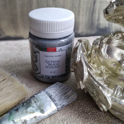 Патина Fractal Paint «Белое золото» 20ml