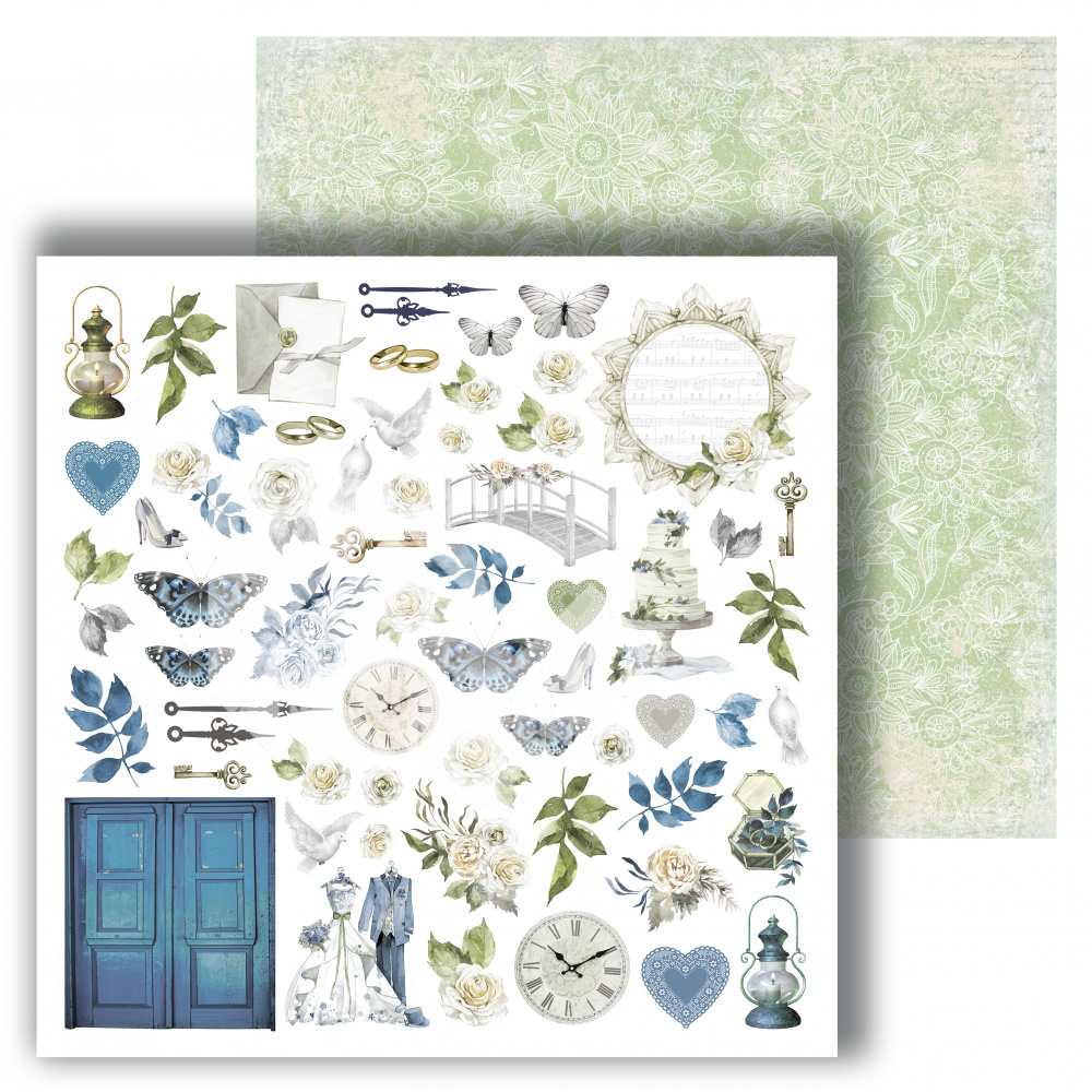 Бумага Dream Light Studio "Лучший день" Цветы (DL54)