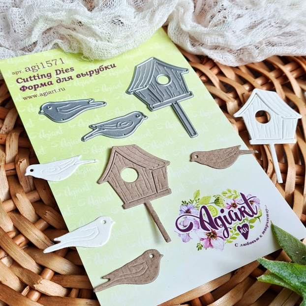 Нож для вырубки Agiart "Весенний скворечник"