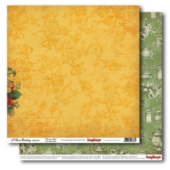 Бумага Scrapberrys " Готовим Дома" Сервировка (SB426)