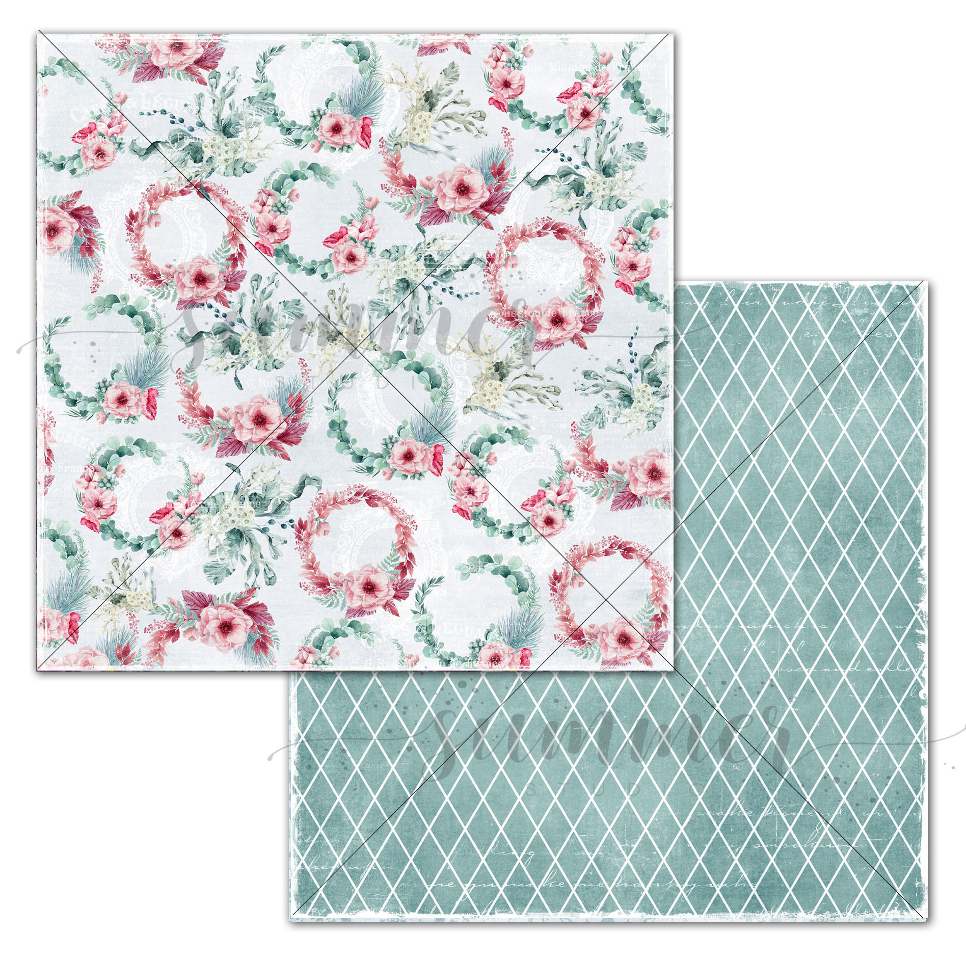 Бумага Summer studio "Dreams come true" Ocean (SMST192)