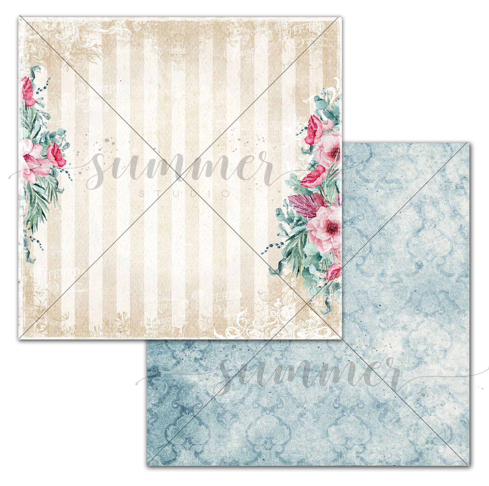 Бумага Summer studio "Dreams come true" Boat trip (SMST193)