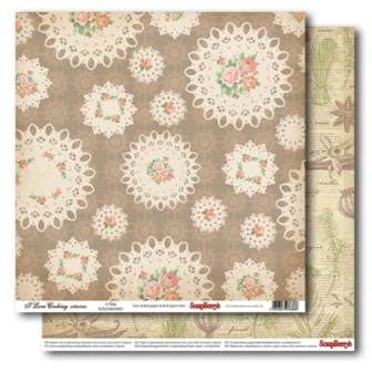 Бумага Scrapberrys " Готовим Дома" Хозяйке на заметку (SB427)