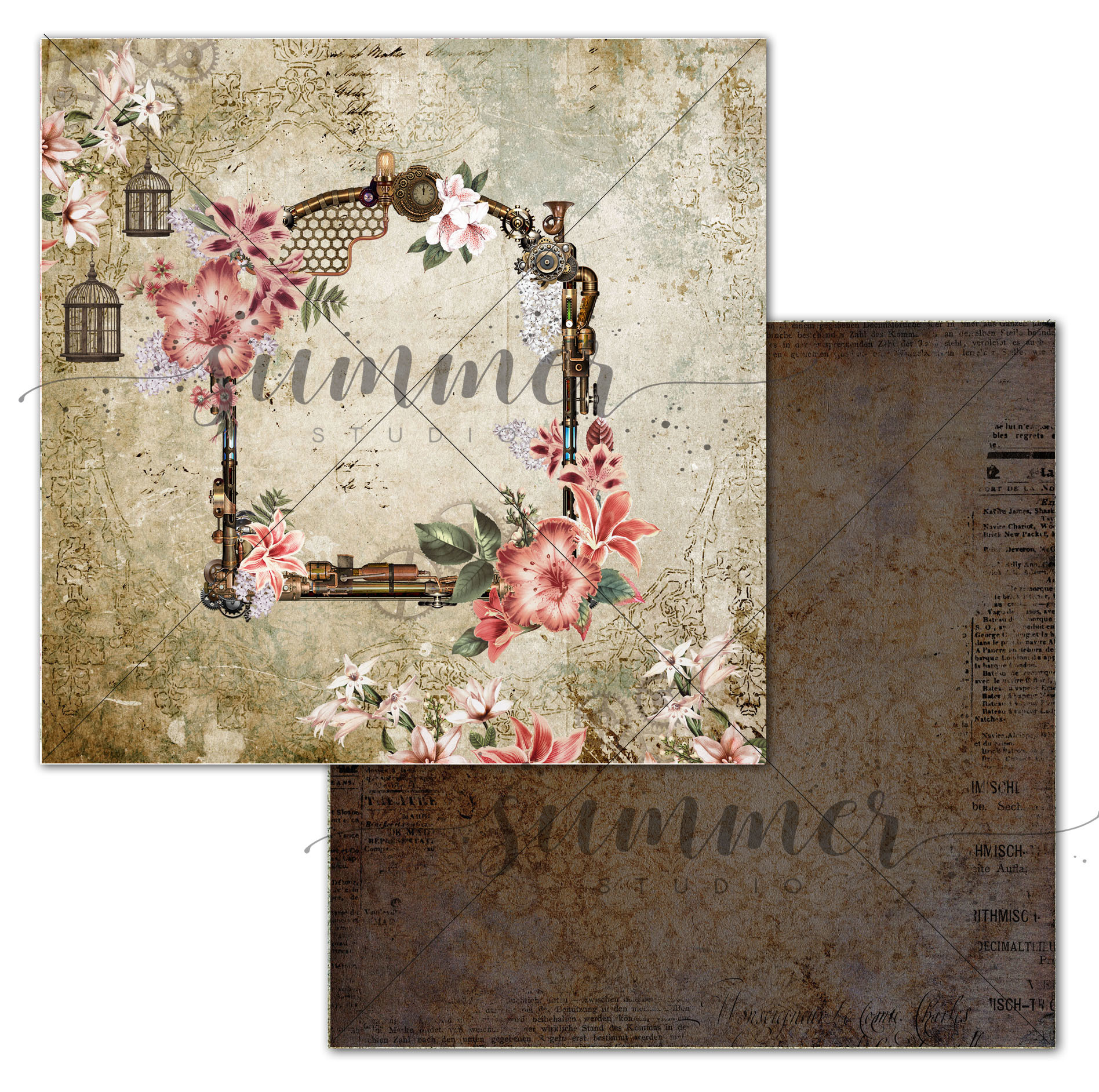 Бумага Summer studio "Turn back time" Character (SMST203)