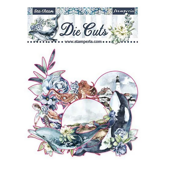 Вырубка из чипборда Stamperia «Sea Dream»