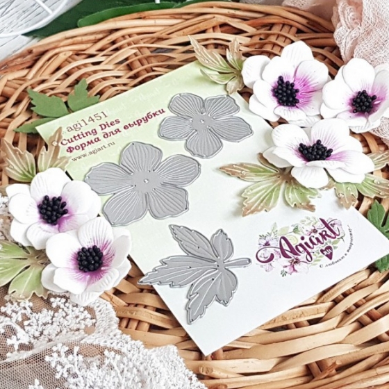 Нож для вырубки Agiart "Анемон"