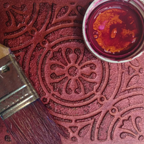 Сияющая патина Fractal Paint «Красный турмалин» 20мл