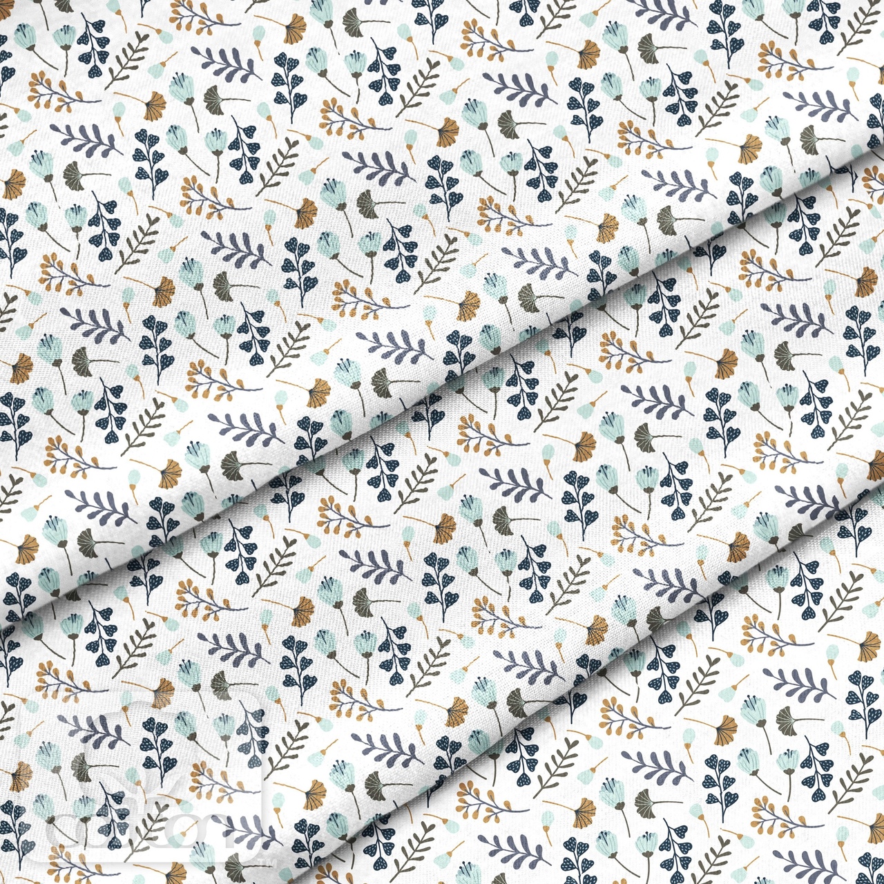 Отрез ткани 100 % хлопок-премиум, 80 х 50 см Клевер