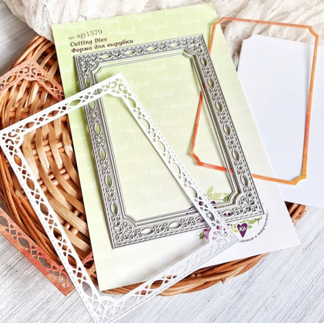 Нож для вырубки Agiart рамка для фото "Гравюра" 10х15см