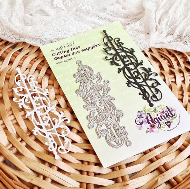 Нож для вырубки Agiart вензель "Флоренция"
