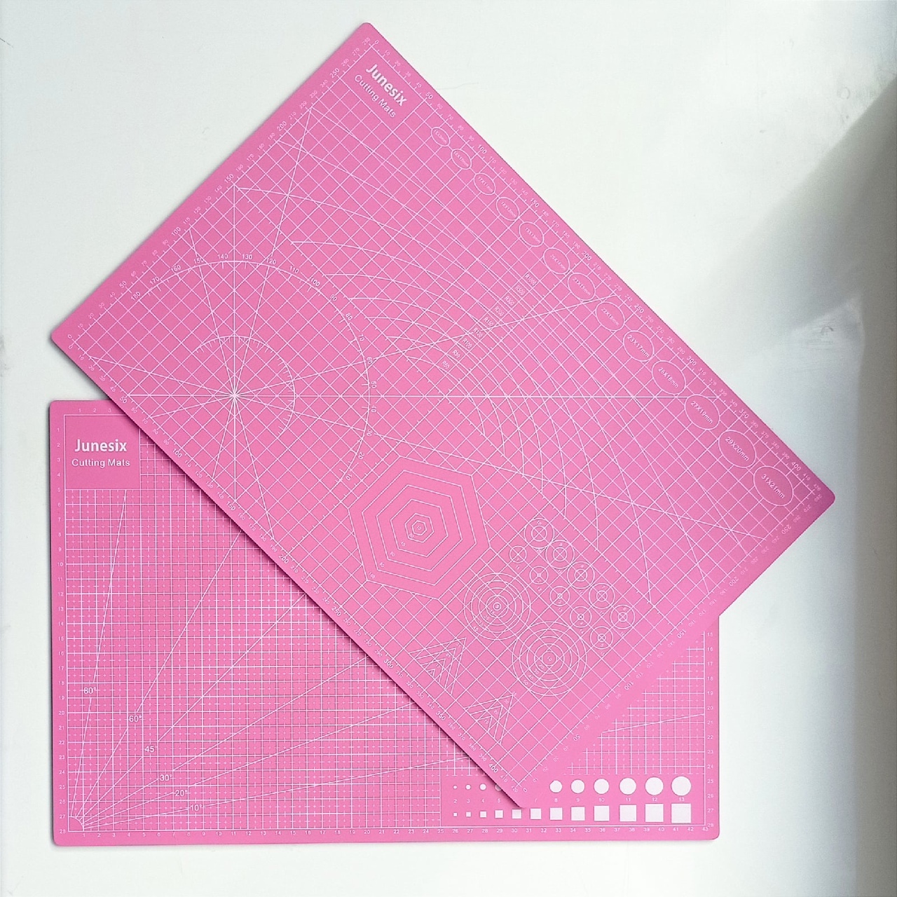 Коврик для резки Junesix 28 х 43 см розовый