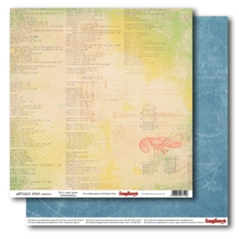 Бумага Scrapberrys " Лавка Древностей" На краю света (SB444)