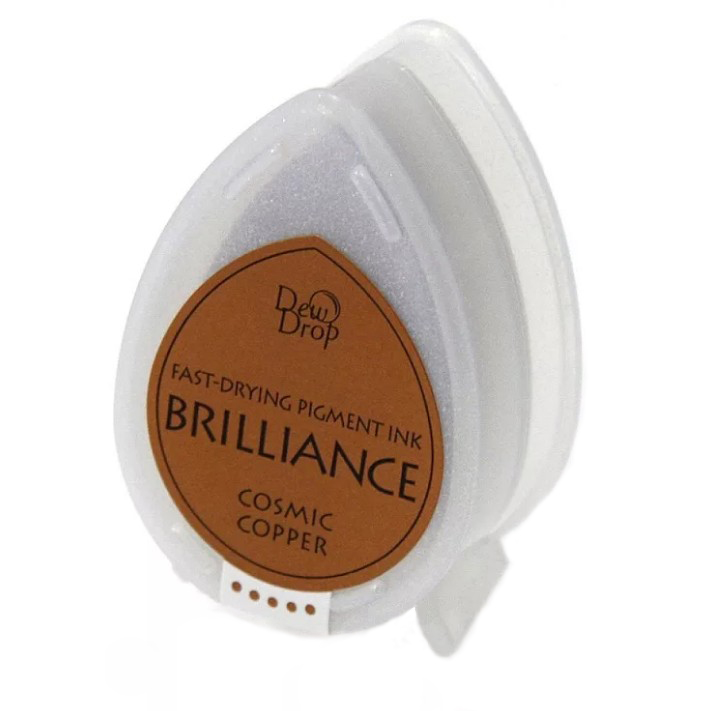 Чернильная подушечка капля "Brilliance" Космическая медь