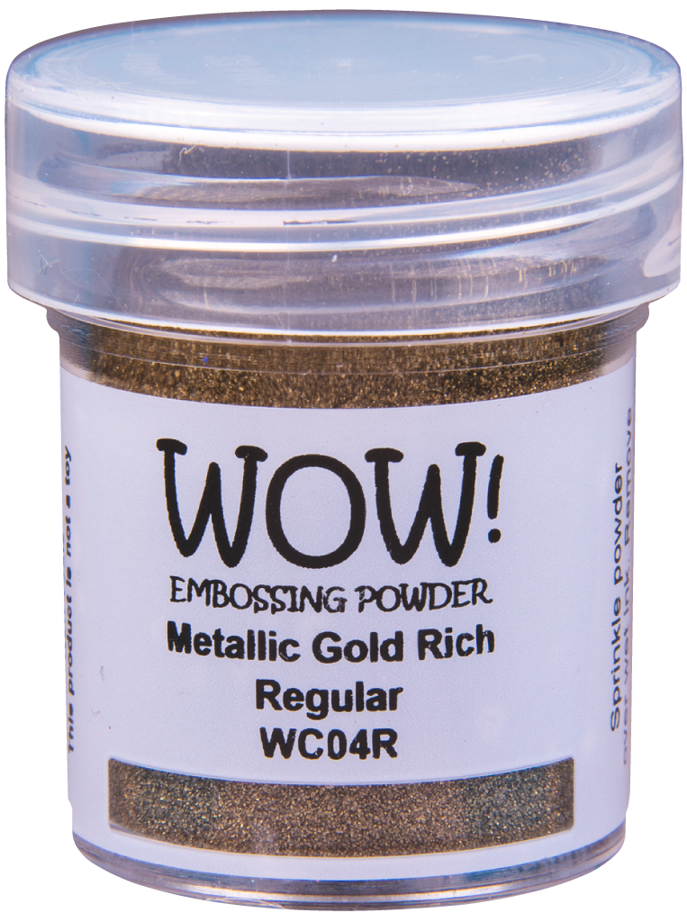 Пудра для эмбоссинга WOW! Metallic Gold Rich Regular