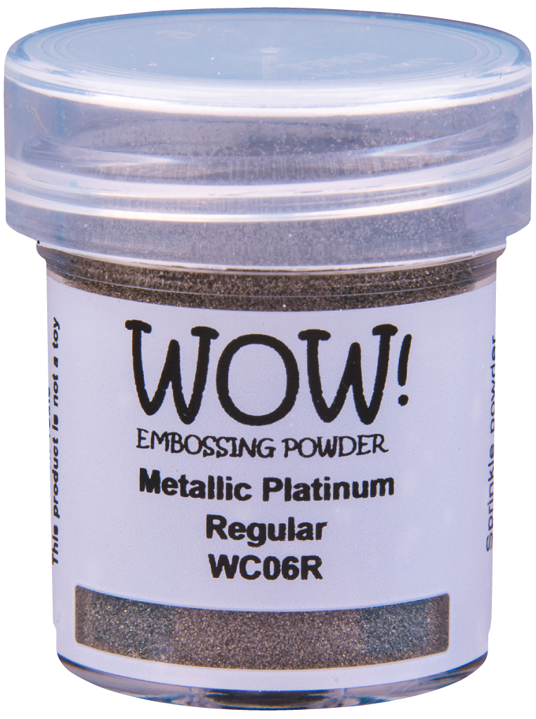 Пудра для эмбоссинга WOW! Metallic Platinum Regular