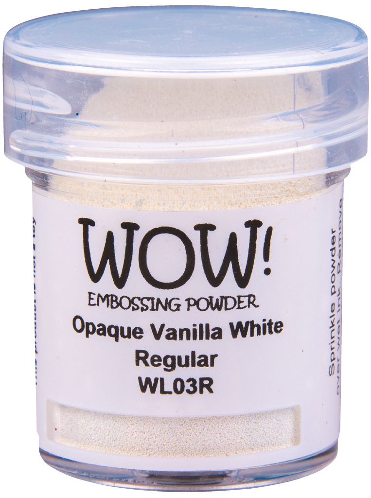 Пудра для эмбоссинга WOW! Opaque Vanilla White Regular