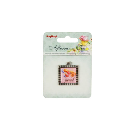 Металлическая подвеска Scrapberrys "Полуденный Чай 1"