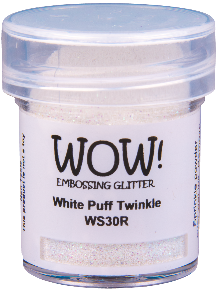 Пудра для эмбоссинга WOW! White Puff Twinkle Regular