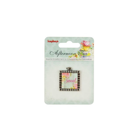 Металлическая подвеска Scrapberrys "Полуденный Чай 2"