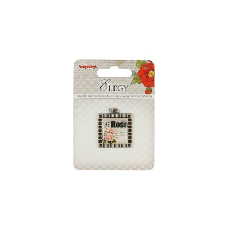 Металлическая подвеска Scrapberrys "Элегия"