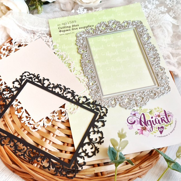 Нож для вырубки Agiart рамка для фото "Флоренция"