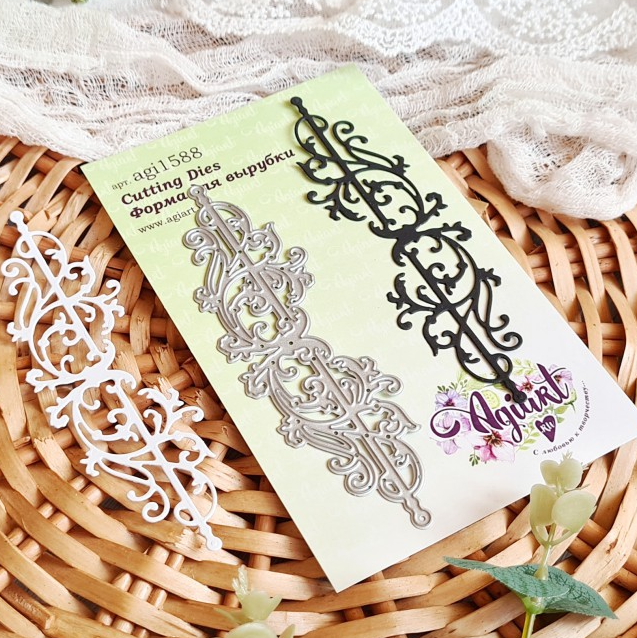 Нож для вырубки Agiart виньетка "Флоренция"