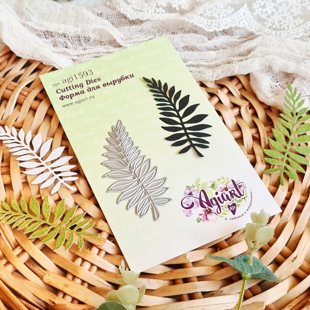Нож для вырубки Agiart "Веточка Экзотика"