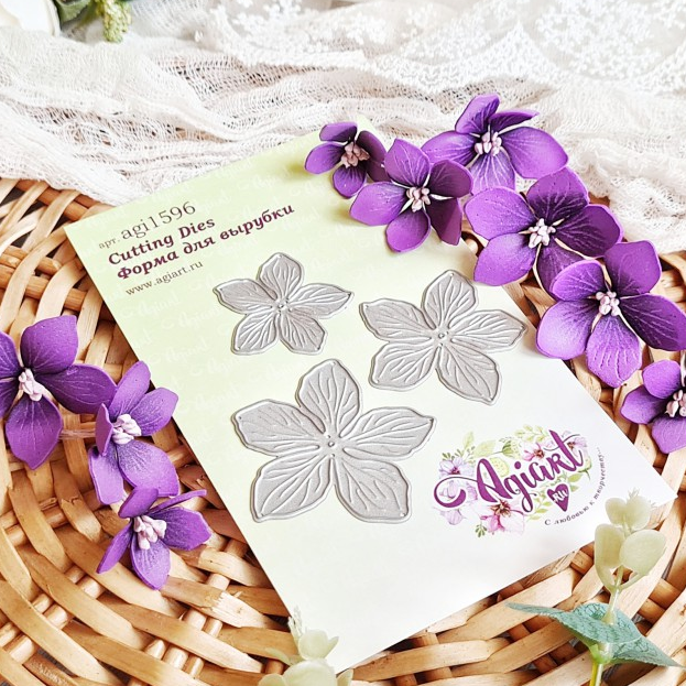 Нож для вырубки Agiart "Ангельский цветок"