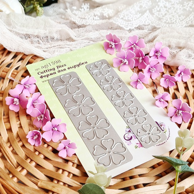 Нож для вырубки Agiart "Флоксы"