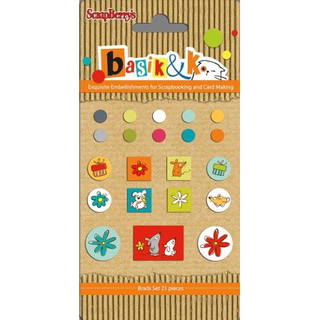 Набор брадс Scrapberrys "Басик 5"