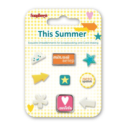Набор брадс Scrapberrys " Это Лето", тип 2