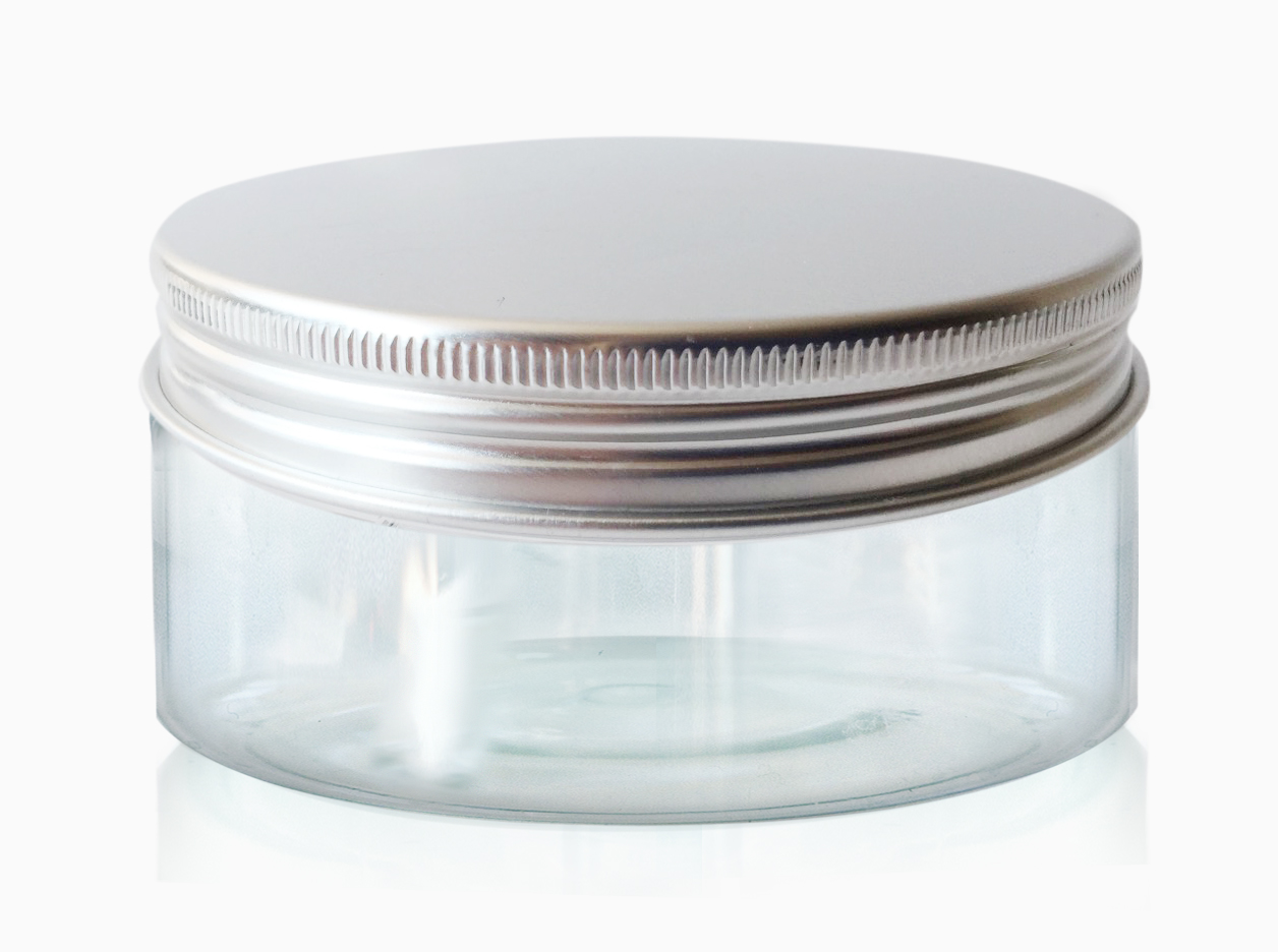 Баночка 150мл прозрачная с жестяной крышкой