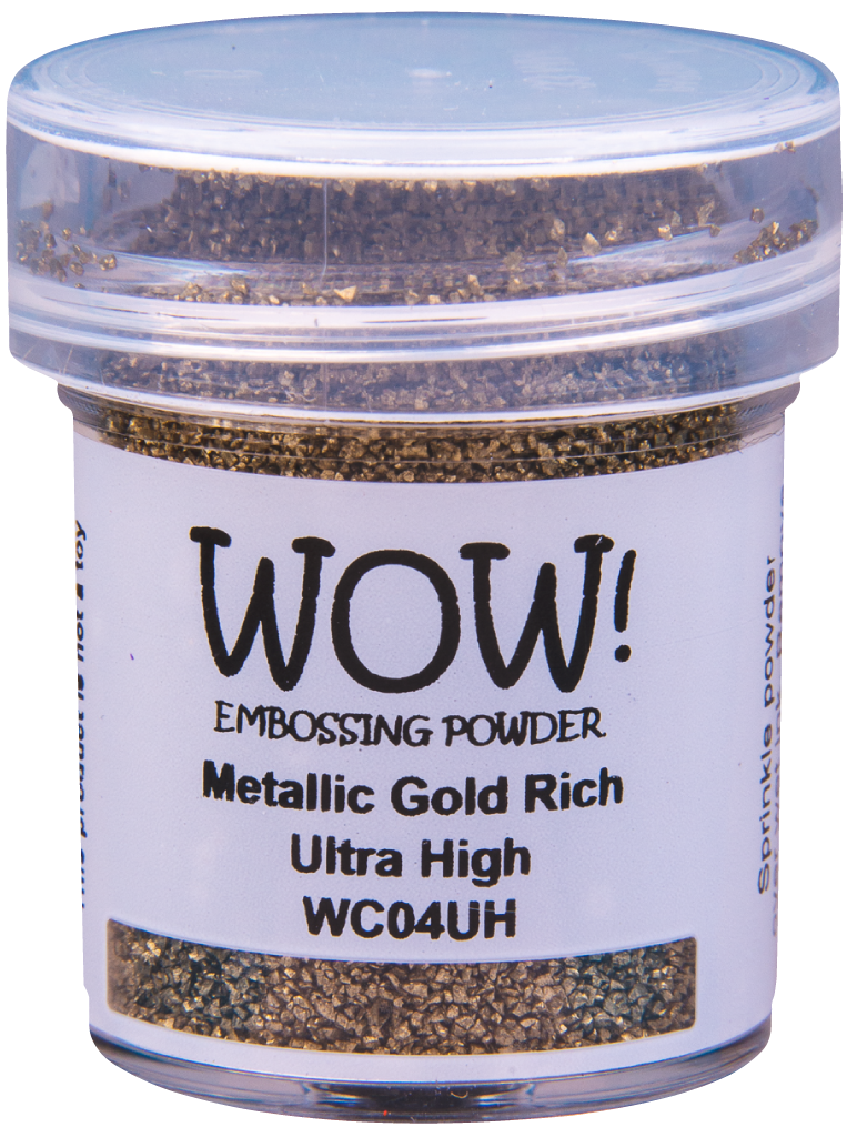 Пудра для эмбоссинга WOW! Metallic Gold Rich Ultra High