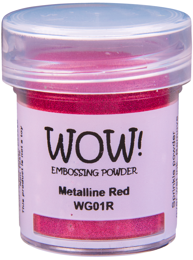 Пудра для эмбоссинга WOW! Metalline Red Regular