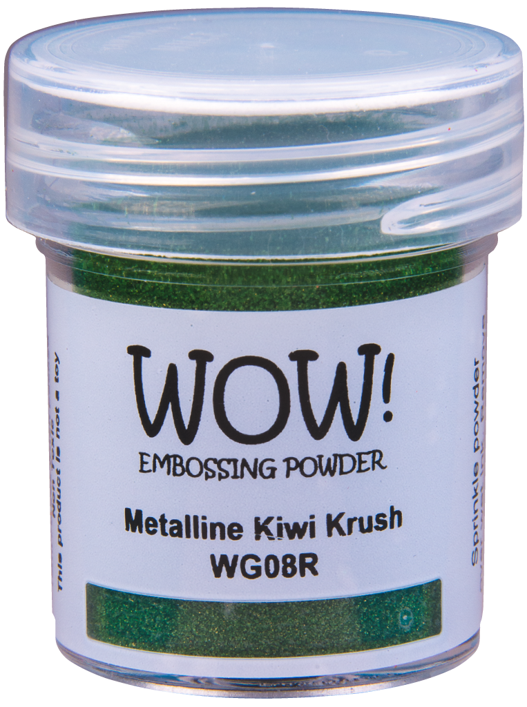 Пудра для эмбоссинга WOW! Metalline Kiwi Krush Regular