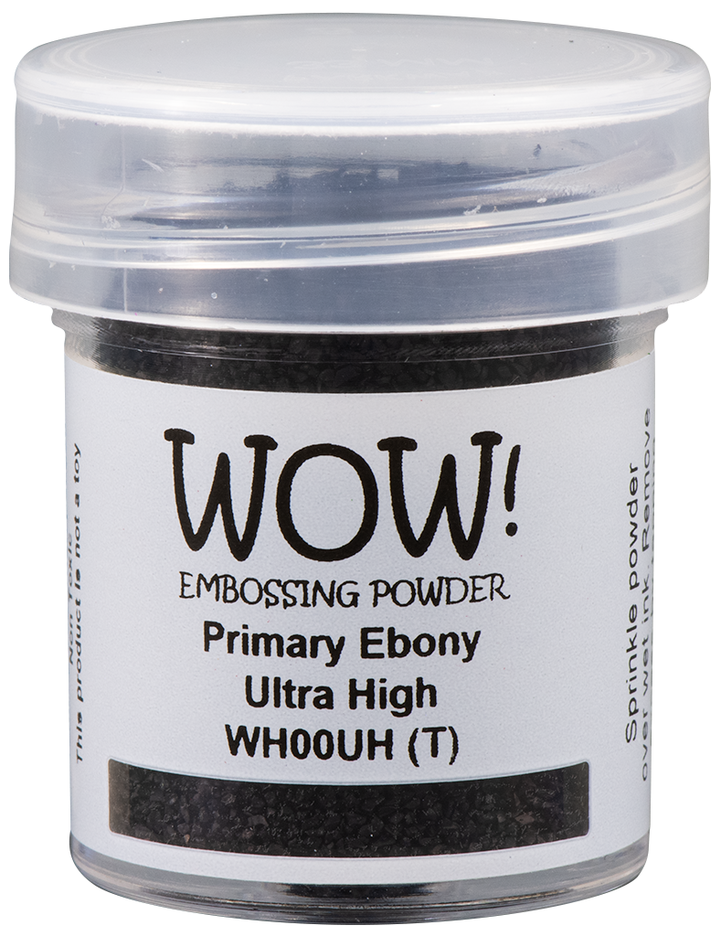 Пудра для эмбоссинга WOW! Primary Ebony Ultra High