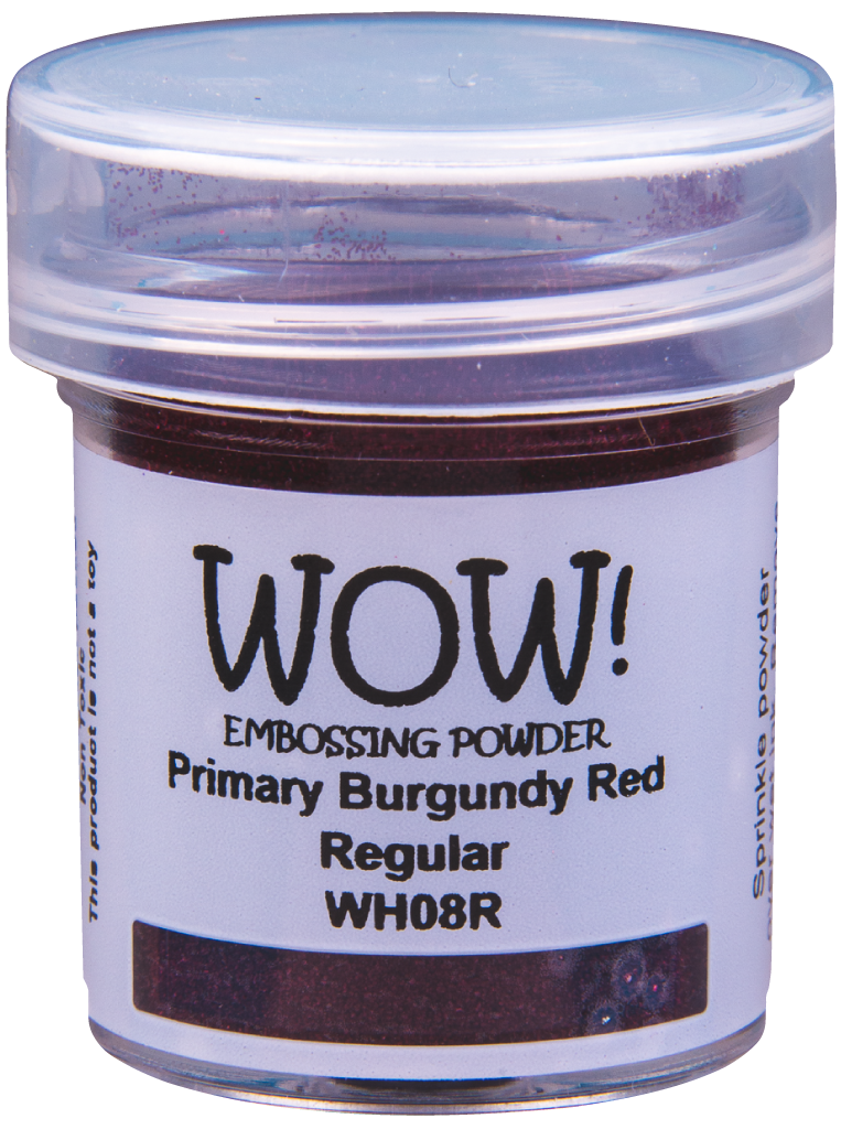 Пудра для эмбоссинга WOW! Primary Burgundy Red