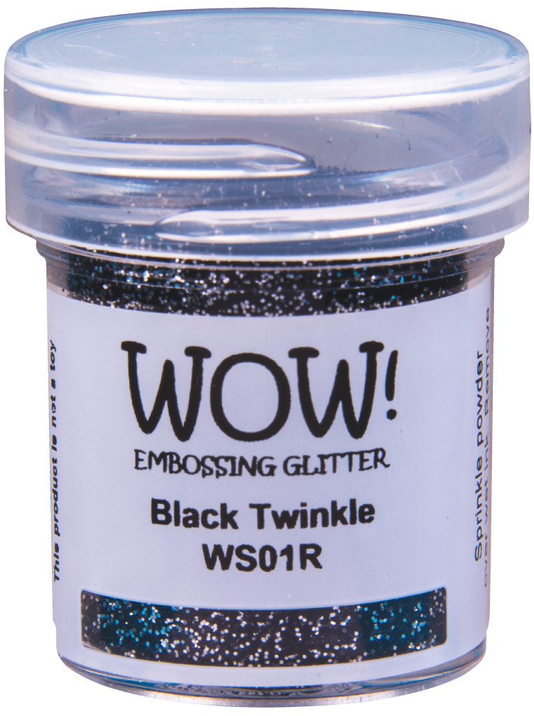 Пудра для эмбоссинга WOW! Black Twinkle Regular