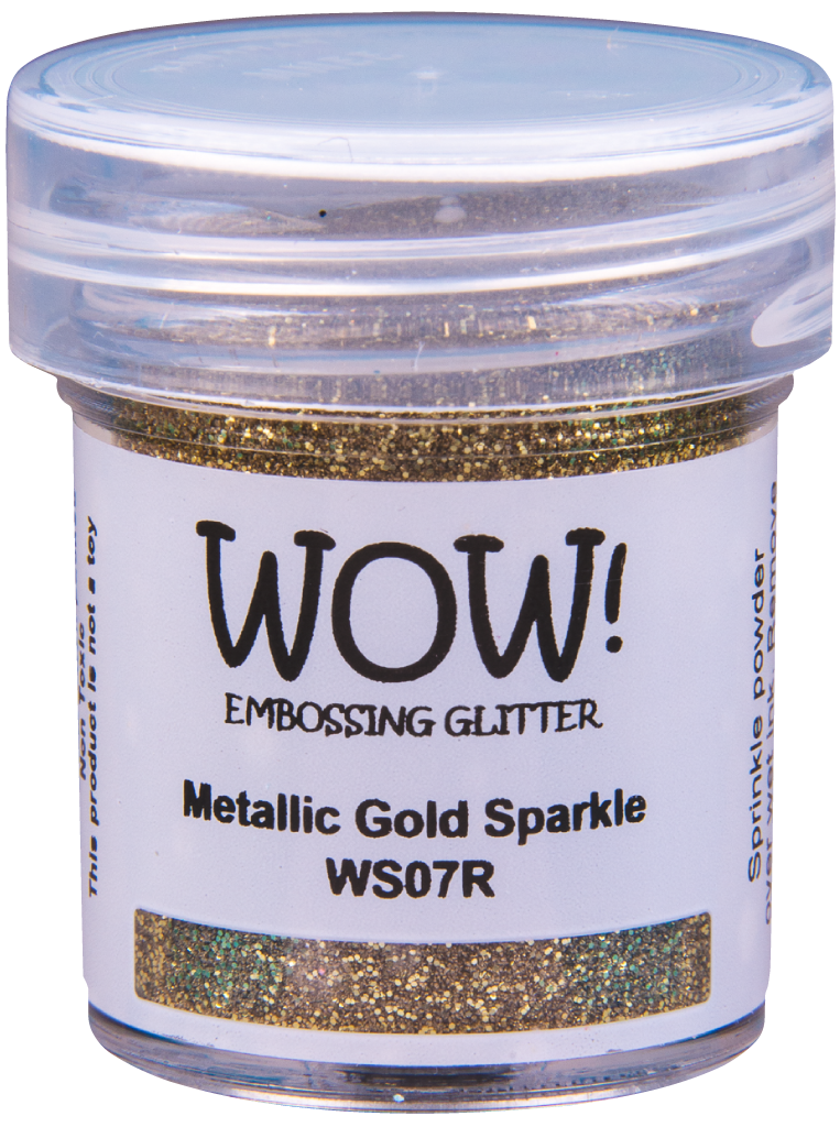 Пудра для эмбоссинга WOW! Metallic Gold Sparkle Regular