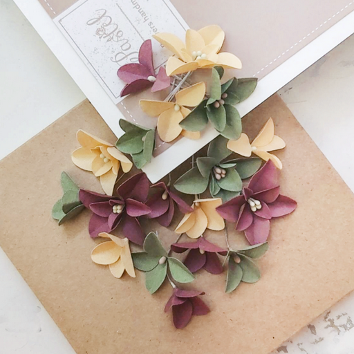 Набор тканевых цветов Pastel Flowers "Очарование" гортензии