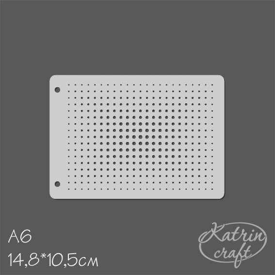 Трафарет Katrin craft А6 "Круги лупа"