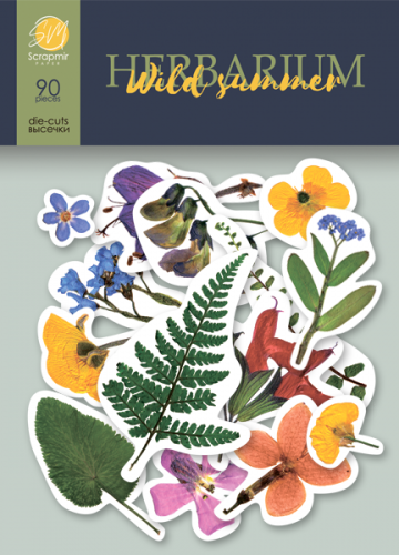 Набор высечек для скрапбукинга ScrapМир "Herbarium Wild summer"
