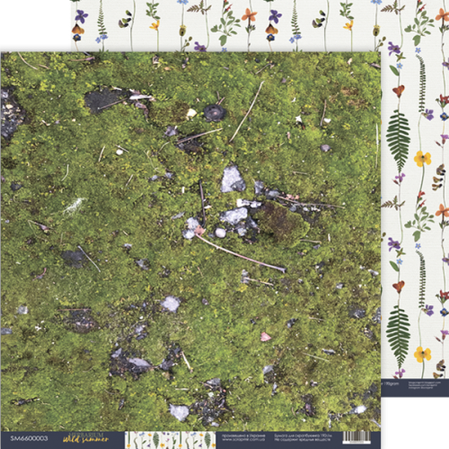 Бумага Scrapмир "Herbarium Wild summer" 03 (SM560)