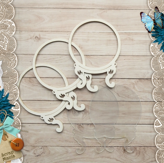 Чипборд шейкер ScrapMania "Волшебник. Шар предсказаний." Маленький