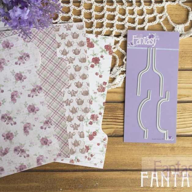 Нож для вырубки Fantasy надпись "Табы" 4 шт