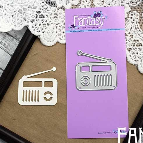 Нож для вырубки Fantasy "Радиоприемник"