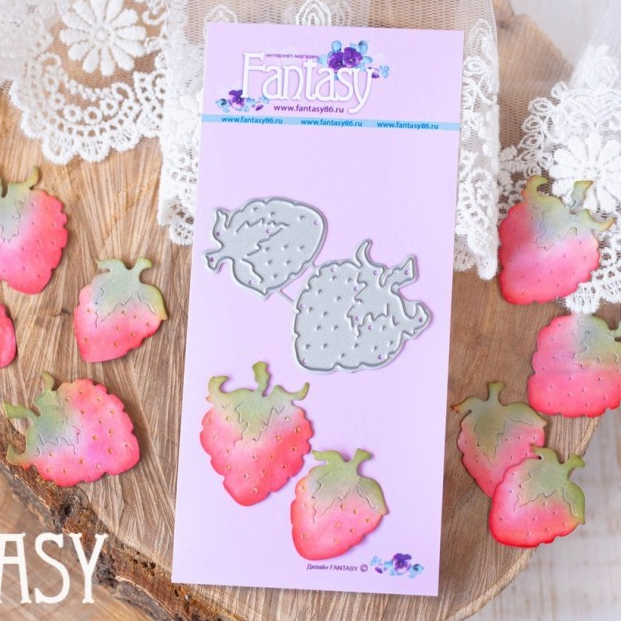 Нож для вырубки Fantasy «Клубнички 2 шт»