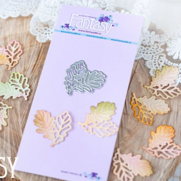 Ножи для вырубки Fantasy "Листочки дуба 999"