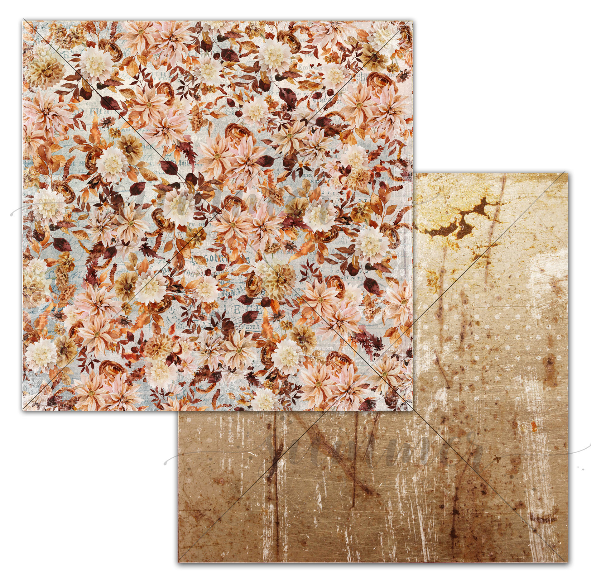 Бумага Summer studio "Autumn vibes" Waltz (SMST216)